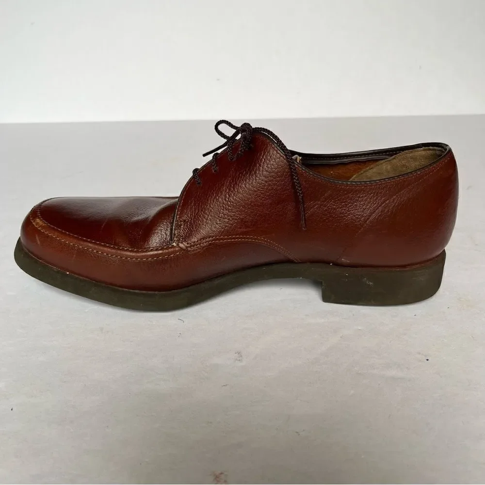 Hush Puppies Men's Lace Up Oxfords Dress Brown Size 8 1/2W